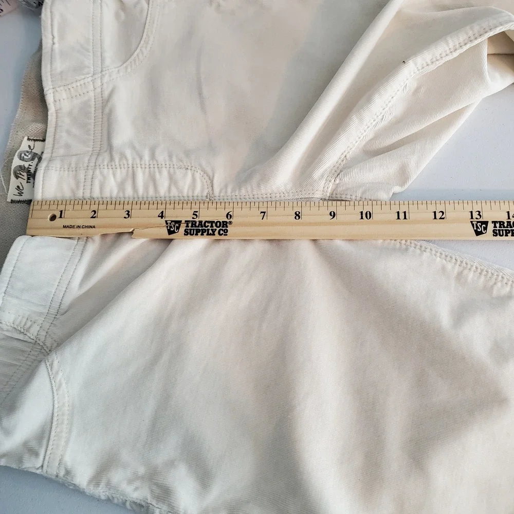 We The Free Free People Corduroy Flare Pants Cream Size 29 Boho Hippie Festival